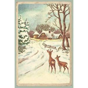 Joulutaulu Talvi - Bambit 18 x 24 cm, Sköna Ting