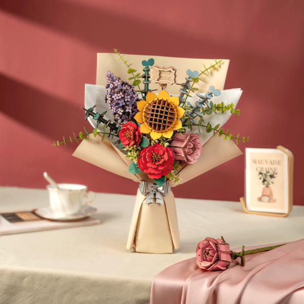 DIY Kukkakimppu - Bouquet, Robotime - Image 6