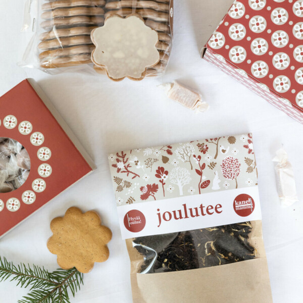 Joulun lämpö herkkupaketti (toffee, tee ja piparit), Kanelimamma