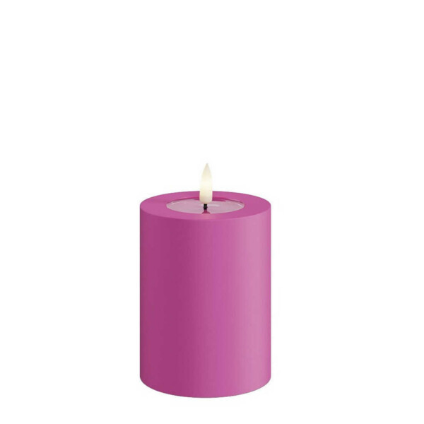 pinkki ulkokynttilä led