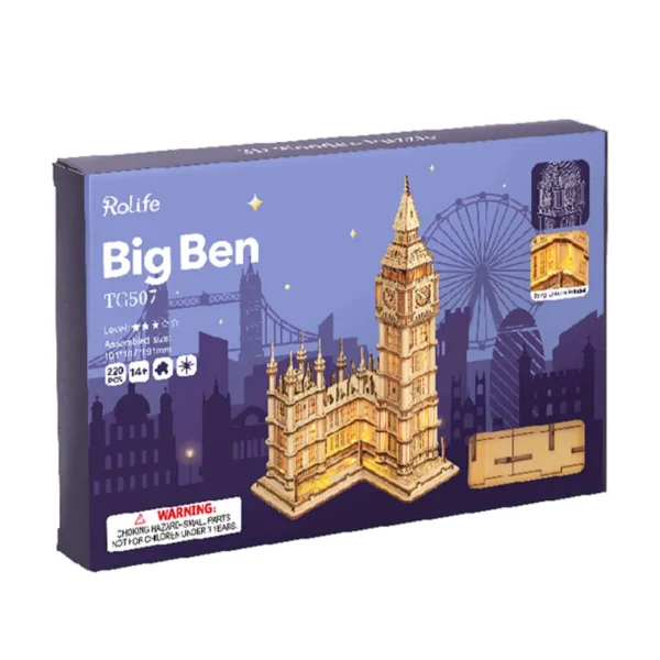 DIY miniatyyri Big Ben, Robotime - Image 4