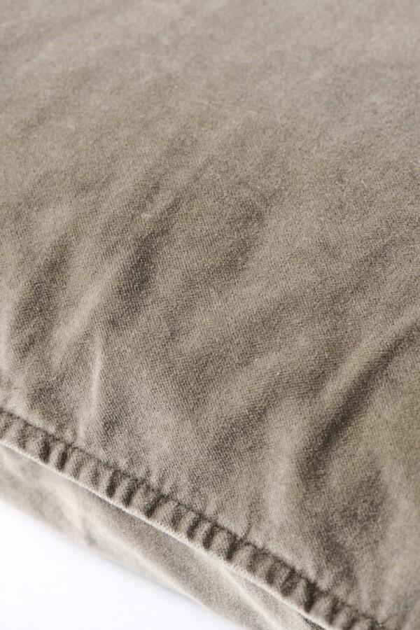 Samettityynynpäällinen Vintage - kuluneen näköinen Vaaleanruskea - Linen 50 x 50 cm, Ib Laursen - Image 2