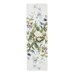 Kaitaliina Sininen puutarha - Blue Flower Garden 45 x 145 cm, Koustrup & Co on lisätty toivelistallesi