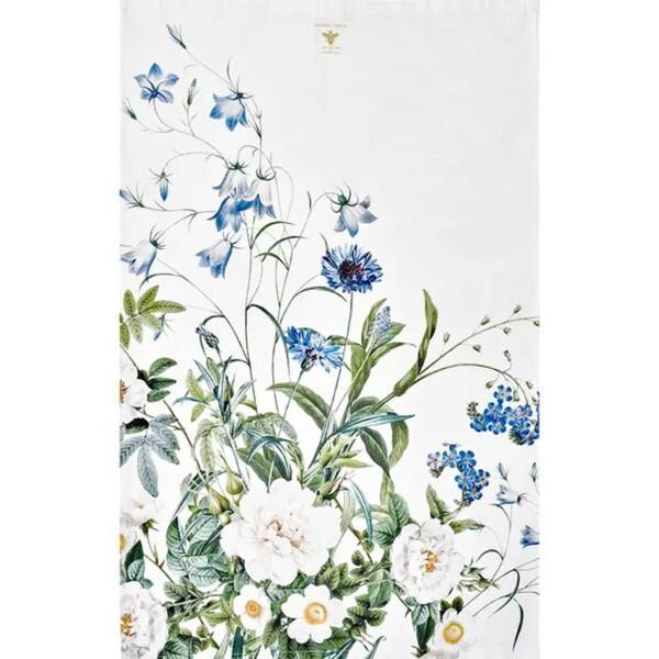 Keittiöpyyhe Sininen Puutarha - Blue Flower Garden, Koustrup & Co