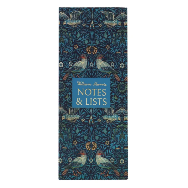 Muistikirja ja kynä William Morris