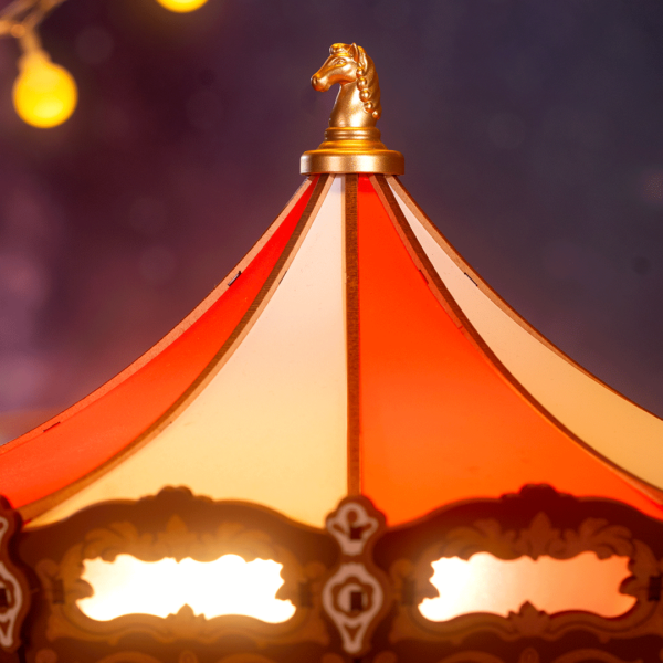 DIY miniatyyri Karuselli - Classic Carousel, Robotime - Image 5