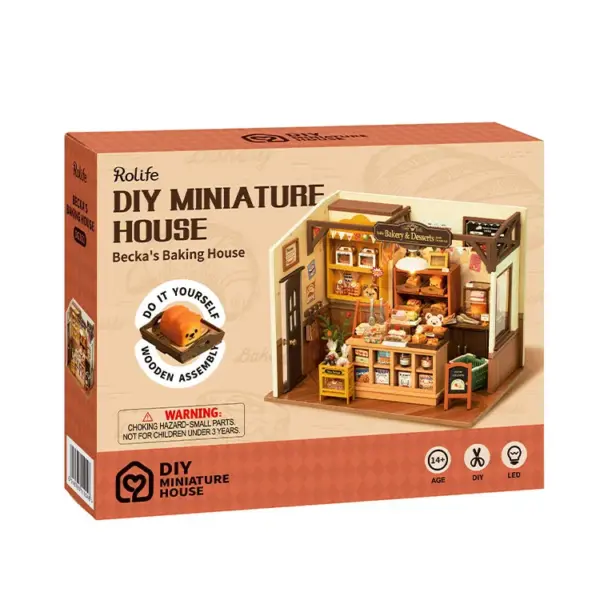 DIY miniatyyri Leipomo - Becka's baking House, Robotime - Image 5