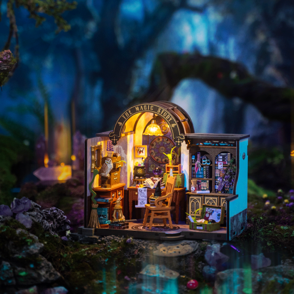 DIY miniatyyri Magic Study, Robotime - Image 8
