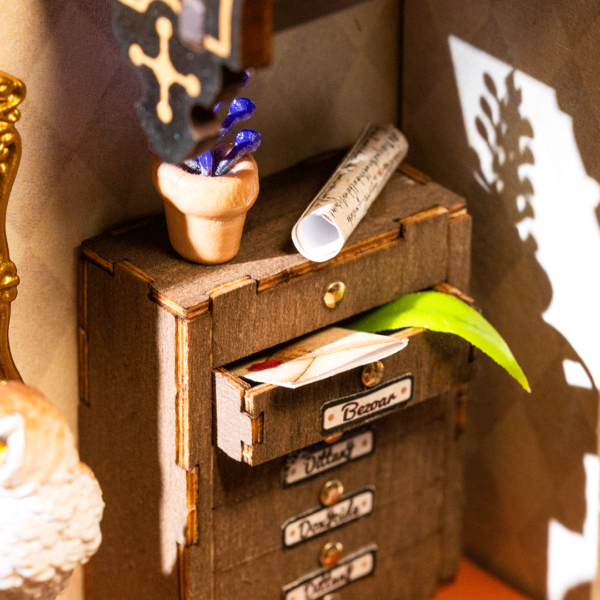 DIY miniatyyri Magic Study, Robotime - Image 4