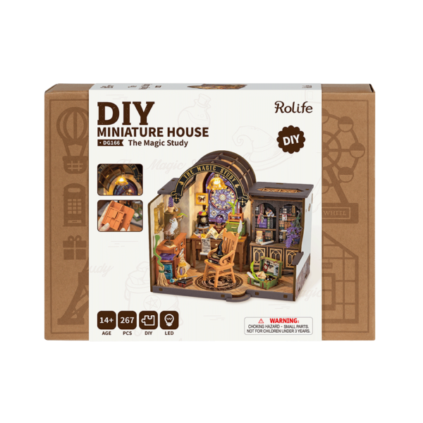 DIY miniatyyri Magic Study, Robotime - Image 9