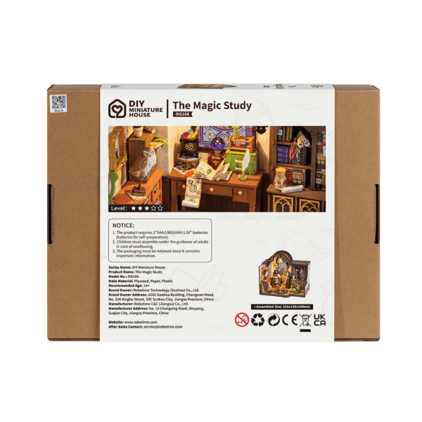 DIY miniatyyri Magic Study, Robotime - Image 10