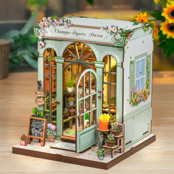 DIY Minimaailma kirjahyllyyn – Champs-Élysées Florist Book Nook - Image 4