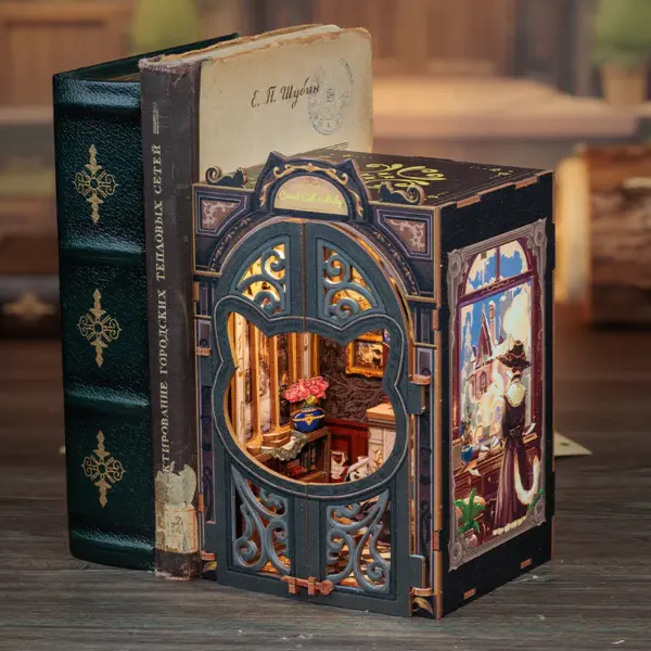 DIY Minimaailma kirjahyllyyn – Count Cats Study Book Nook - Image 6