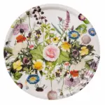 Pyöreä tarjotin Kukkatarha - Flower garden 38 cm, Koustrup & Co on lisätty toivelistallesi