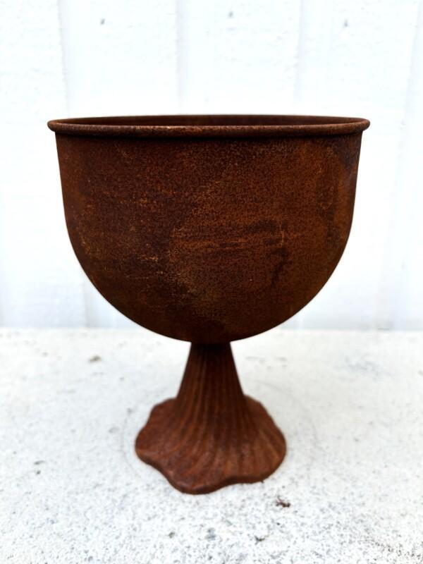 Pokaali ruukku ruosteinen, korkeus 20 cm - Image 3