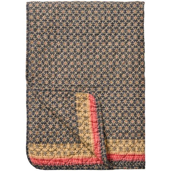 Puuvillatäkki Indian Sari Tummansininen