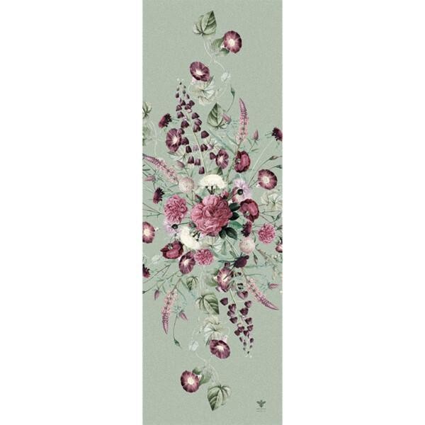 Kaitaliina Blossom Garden salvianvihreä 45 x 145 cm, Koustrup & Co