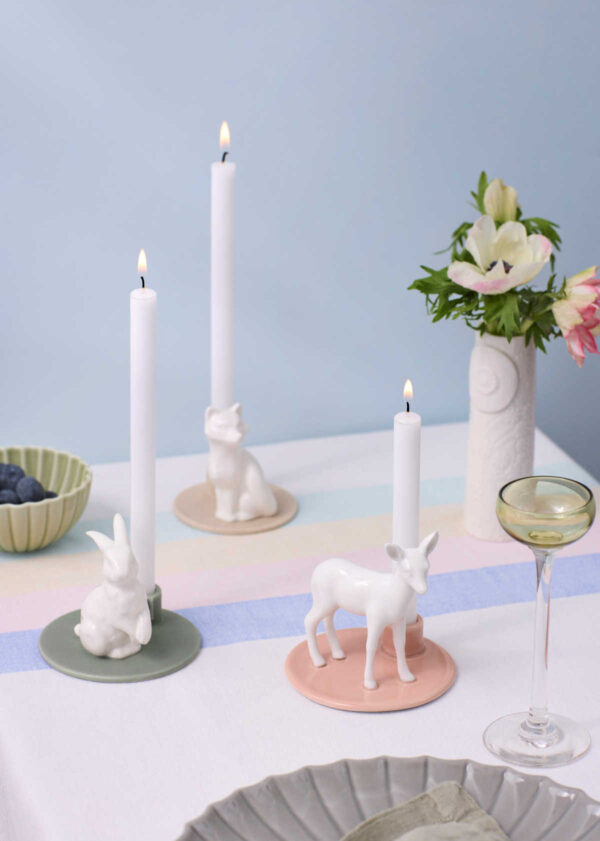 Seisova bambi kynttilänjalka Rose, Dottir Nordic Design - Sweet Stories - Image 2