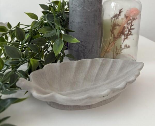 Lehti betoninen vati, 18,5 x 10 cm - Image 2