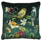 Tyynynpäällinen Midnight Garden Birds vihreä 43 x 43 cm on lisätty toivelistallesi