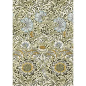 Iso kortti / taulu A5 William Morris Vihreä, Koustrup & Co